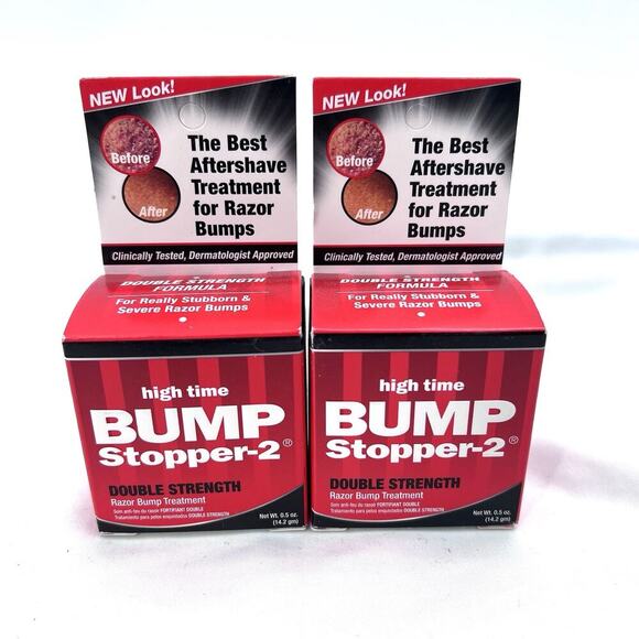 High Time Bump Stopper-2 Double Strength Razor Bump Treatment 0.5oz - 2 PACK - Picture 1 of 4
